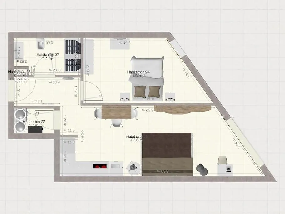 拉拉古纳19 Piso Centrico, Nuevo Y Bien Equipado En La Trinidad公寓 公寓 拉拉古纳
